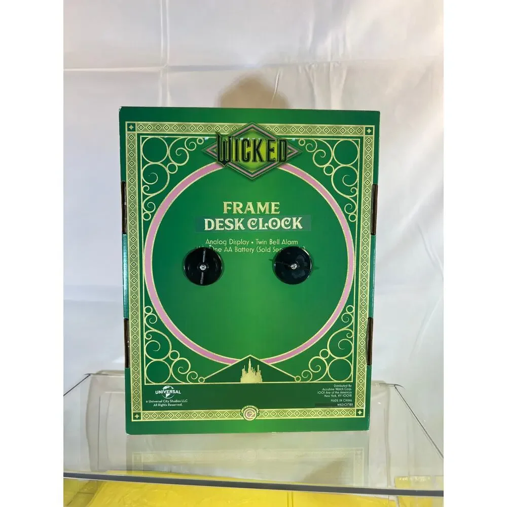 NEW Wicked Emerald City frame desk clock Wizard of Oz musical Broadway